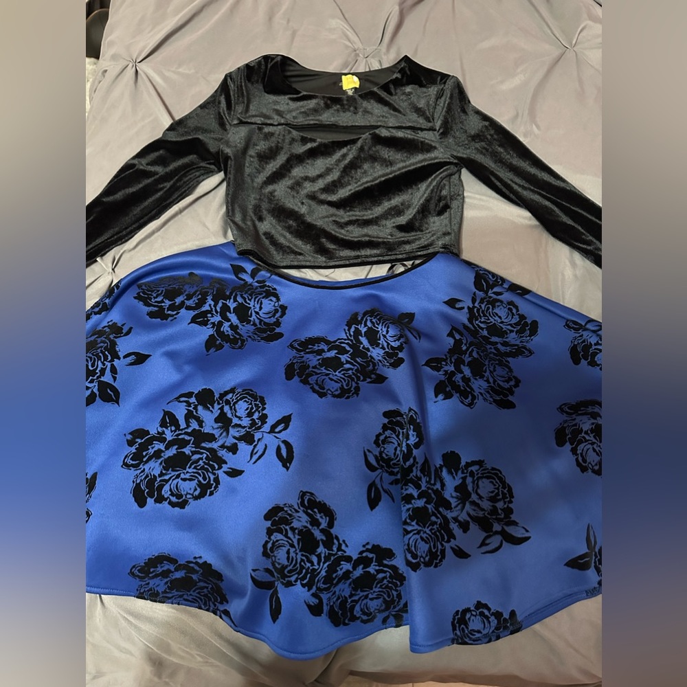 two piece homecoming/prom dress. size 4
